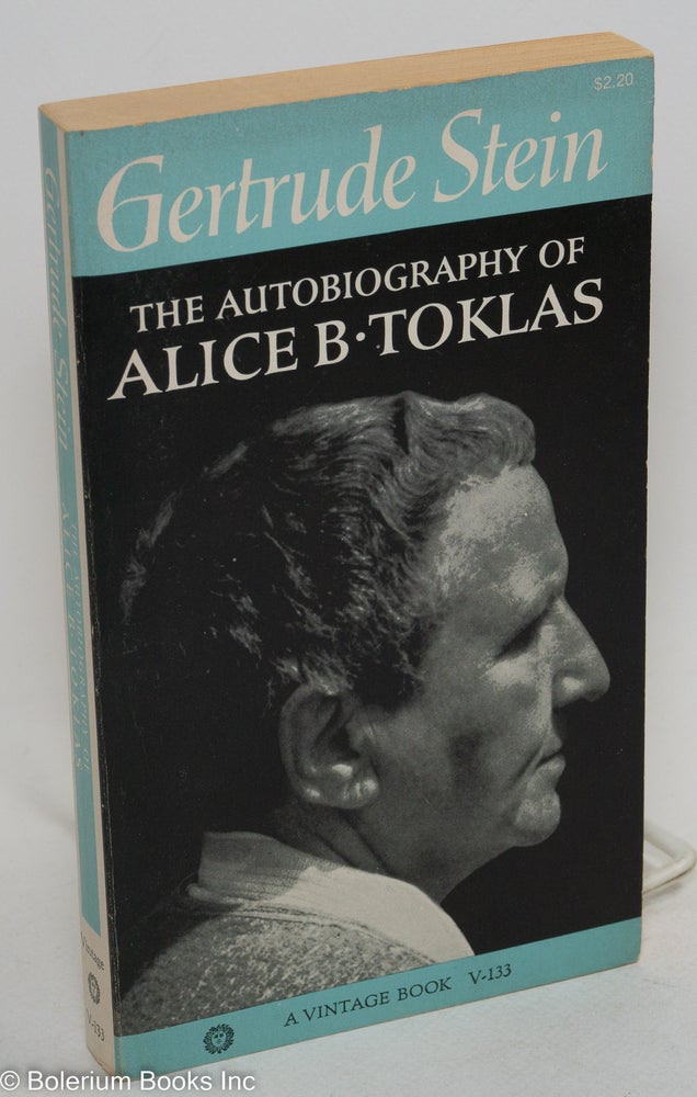 Cat.No: 231395 The Autobiography of Alice B. Toklas. Gertrude Stein.
