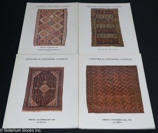 Cat.No: 231793 Lefevre & Partners, London, four catalogues : Rare Oriental Carpets [&...