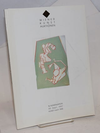 Cat.No: 232124 Wiener Kunst Auktionen. 16 Kunstauktion, 30 Sept.1997: Kunst nach 1945