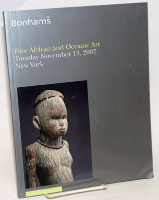 Cat.No: 232176 Bonhams 1793. Fine African and Oceanic Art, Lots 2000-2274; Tuesday...