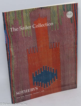 Cat.No: 232182 The Sailer Collection, Lots 1-92; Sotheby's New York Thursday October 1,...