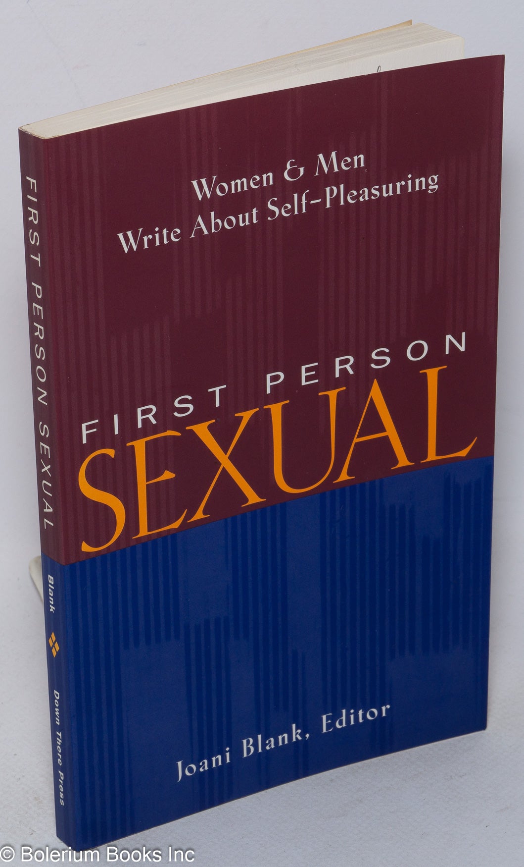 First Person Sexual men and women write about self-pleasuring signed |  Joanie Blank, Carol Queen Annie Sprinkle, Thomas Roche