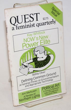 Cat.No: 232276 Quest: a feminist quarterly; vol. 5 no. 2, 1980: special issue; Kay...