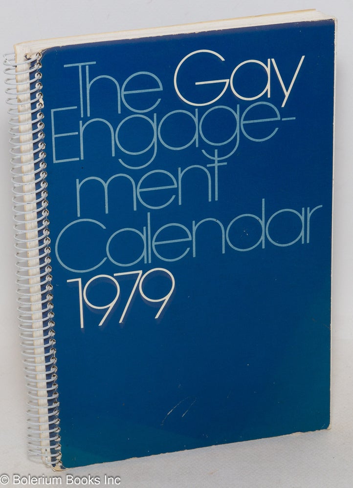Cat.No: 232407 The Gay Engagement Calendar, 1979. Martin Greif, compiler.