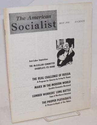 Cat.No: 232610 The American Socialist Volume 5, Number 5, May 1958. Bert Cochran, eds,...