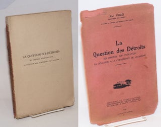 Cat.No: 232661 La Question des Detroits; ses origines, son evolution sa solution a la...