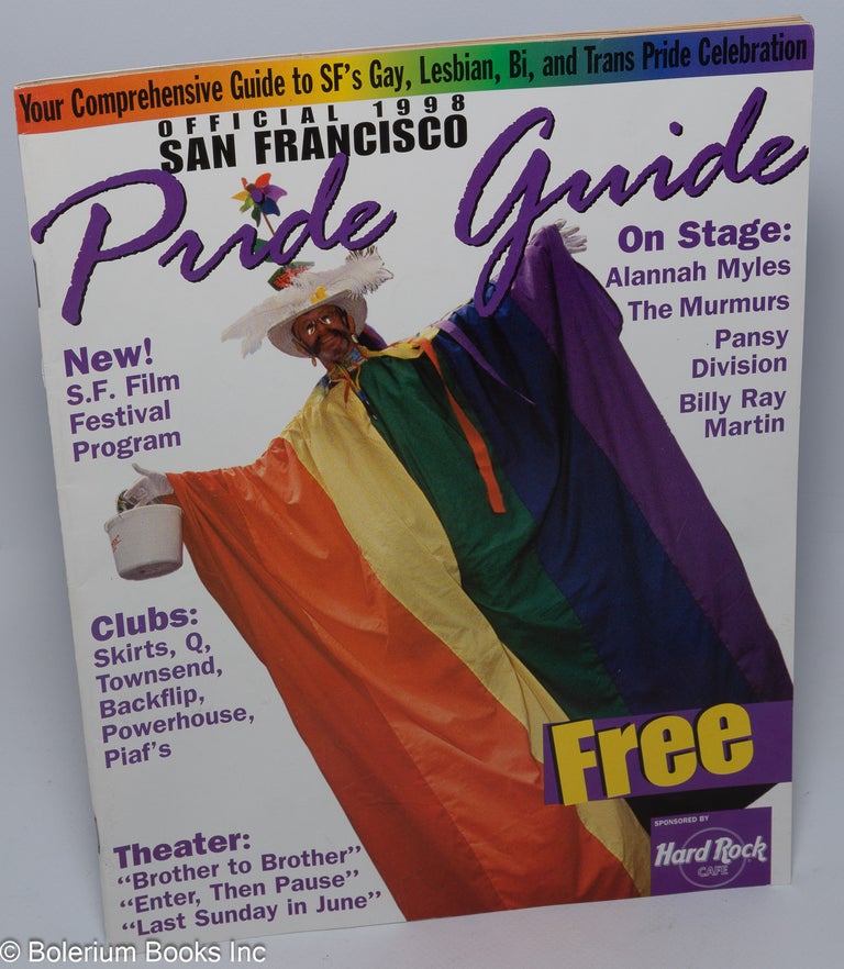 Cat.No: 232693 Official 1998 San Francisco Pride Guide. Heather Findlay.
