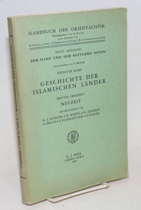 Cat.No: 232699 Geschichte der islamischen Lander. Erste Abteilung, der Nahe und der...