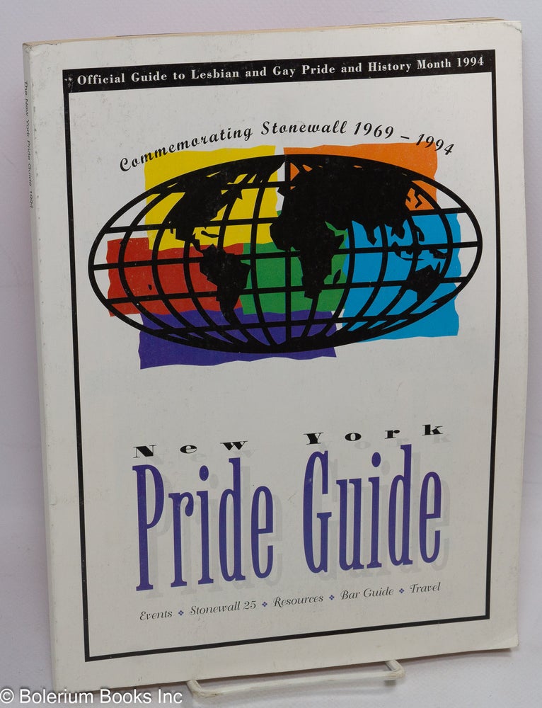 Cat.No: 232702 1994 New York City Pride Guide: the official guide to