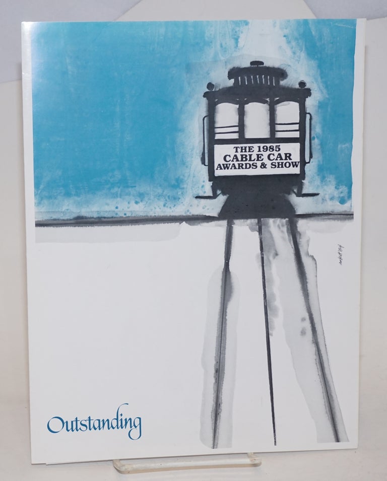 Cat.No: 232833 Outstanding; the 1985 Cable Car Awards & Show invitation letter in folder. Cable Car Awards.