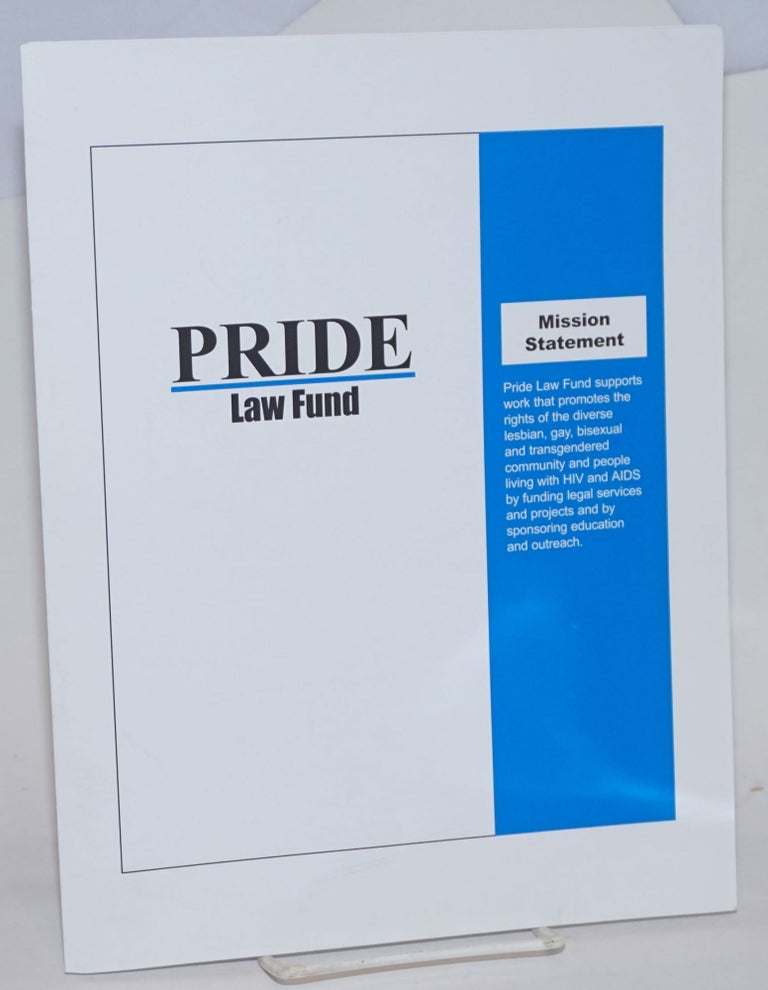 Cat.No: 232917 Pride Law Fund [brochure]