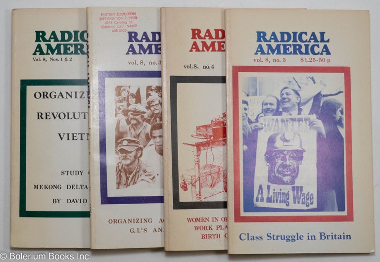 Cat.No: 232977 Radical America: vol. 8, nos. 1-5 (1974). Paul Buhle, Ellen DuBois.