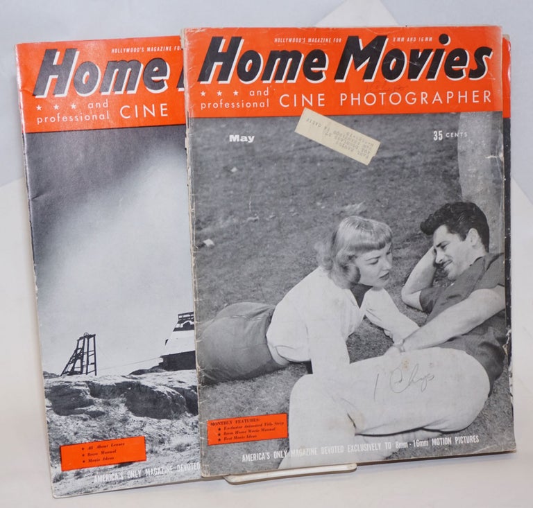 Cat.No: 232980 Home Movies and professional Cine Photographer; Hollywood's Magazine for the 8mm and 16mm Amateur / America's only Magazine devoted exclusively to 8mm - 16mm motion pictures. May 1957 Vol XXIV No 5 [&] May 1958 Vol XXV No 5 [&] November 1958 No 11 [&] December No 12 [&] February 1959 Vol XXVI No 2 [5 issues as a small lot]. Henry Provisor.
