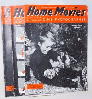 Home Movies and professional Cine Photographer; Hollywood's Magazine for the 8mm and 16mm Amateur / America's only Magazine devoted exclusively to 8mm - 16mm motion pictures. May 1957 Vol XXIV No 5 [&] May 1958 Vol XXV No 5 [&] November 1958 No 11 [&] December No 12 [&] February 1959 Vol XXVI No 2 [5 issues as a small lot]