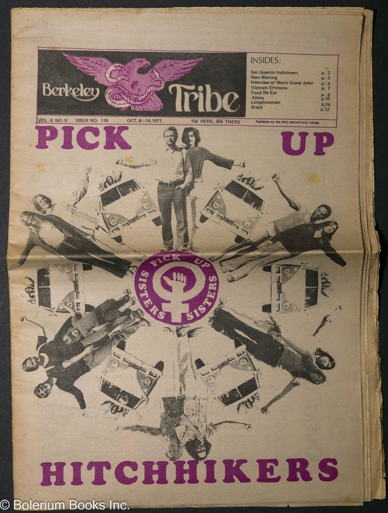 Cat.No: 233109 Berkeley Tribe: vol. 6, #9 (#115) Oct. 8-14, 1971. Red Mountain Tribe.