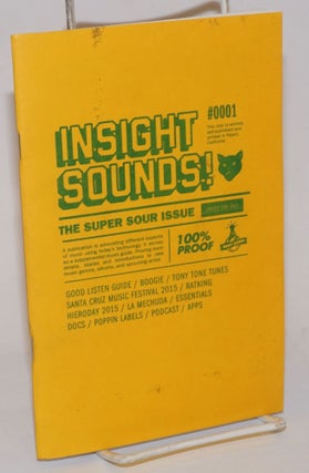 Cat.No: 233250 Insight Sounds! #0001; this zine is entirely self-published and printed in...