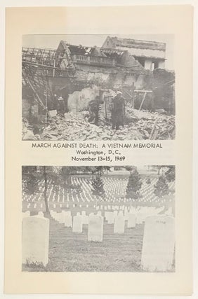 Cat.No: 233385 March Against Death: a Vietnam Memorial. Washington, DC. November 13-15, 1969