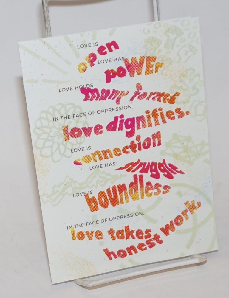 Cat.No: 233536 LYRIC Center for LGBTQQ Youth promotinoal card