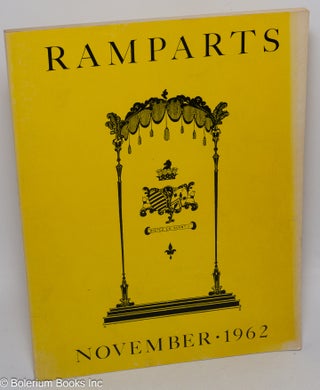 Cat.No: 233648 Ramparts: Vol. 1 No. 3, November 1962. Edward M. Keating, in chief