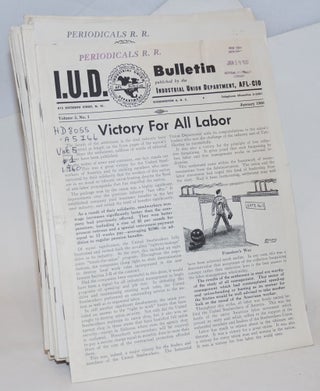 Cat.No: 233662 I.U.D. Bulletin [36 issues]. AFL-CIO Industrial Union Department