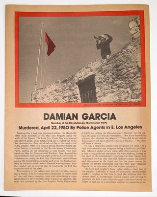 Cat.No: 233850 Damian Garcia, member of the Revolutionary Communist Party. Murdered,...