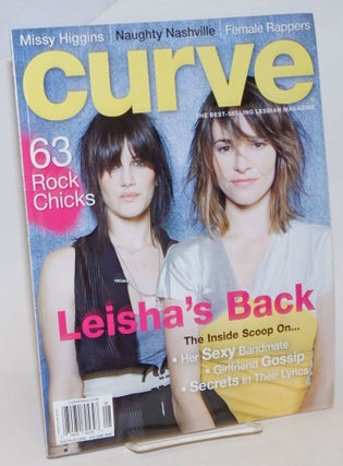 Cat.No: 234137 Curve: the lesbian magazine; vol. 18, #6, July/August 2008; Leisha's...