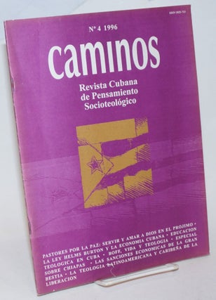 Cat.No: 234141 Caminos: revista Cubana de pensamiento socioteologico #4. Alfredo Prieto...