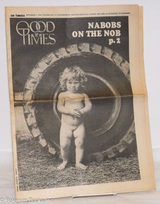 Cat.No: 234322 Good Times: [formerly SF Express Times] vol. 2, #35, Sept 11, 1969: Nabobs...