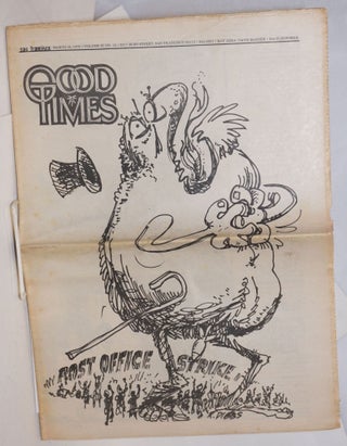 Cat.No: 234331 Good Times: vol. 3, #13, Mar. 26, 1970: Post Office Strike [cover states...