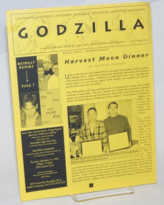Cat.No: 234395 Lavender Godzilla: a monthly publication for the Gay Asian Pacific...