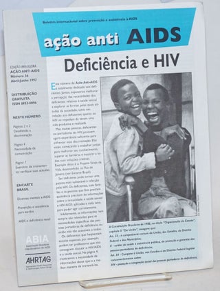 Cat.No: 234432 Acao Anti AIDS: boletim internacional sobre prevencao e assistencia a...