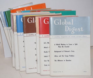 Cat.No: 234503 Global Digest: a monthly magazine on world current affairs [18 issues]....