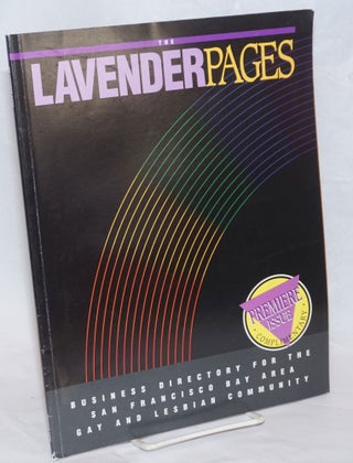 Cat.No: 235168 The Lavender Pages: first edition vol. 1, no. 1, Winter/Spring 1993,...