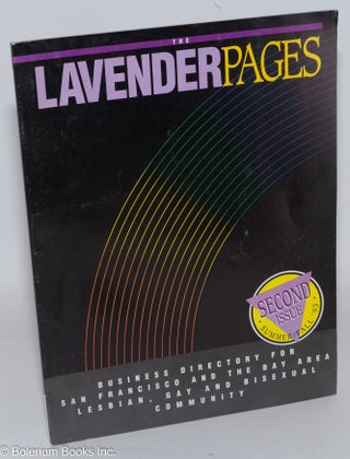 Cat.No: 235169 The Lavender Pages: second issue vol. 1, no. 2, Summer/Fall 1993, business...