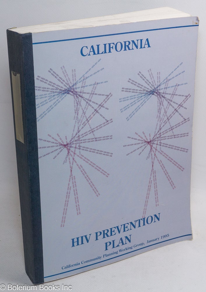 Cat.No: 235207 California HIV Prevention Plan: conducted by the Community Planning Work