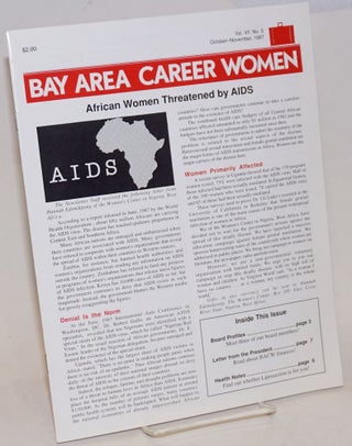 Cat.No: 235250 Bay Area Career Women newsletter: vol. 7, #5, Oct/Nov 1987; African Women...