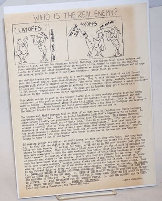 Cat.No: 235328 Who is the real enemy? [handbill