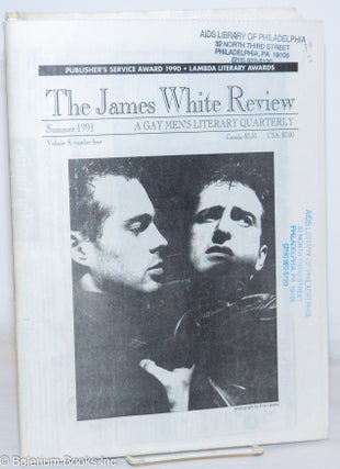 Cat.No: 235359 The James White Review: a gay men's literary quarterly; vol. 8, #4, Summer...
