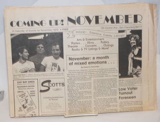 Coming Up! calendar of events: nine issue broken run October 1979 - December 1980