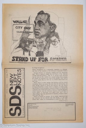 Cat.No: 235533 SDS new left notes, vol. 3, no. 30, September 30, 1968. Stand up for America