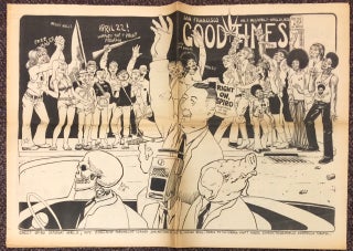Cat.No: 235930 Good Times: vol. 5, #8, April 7 - 20, 1972. Guy Colwell Good Times Commune
