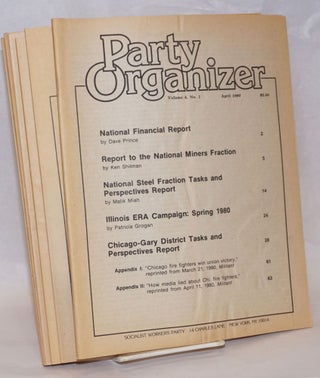 Cat.No: 236118 Party organizer, vol. 4, no. 1, April 1980 to no. 6, December, 1980....