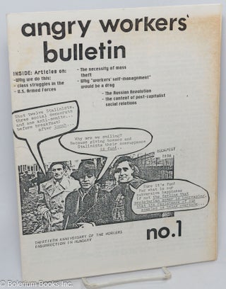 Cat.No: 236120 Angry Workers' Bulletin #1 (Summer 1986