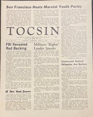Cat.No: 236255 Tocsin, the West's leading anti-Communist weekly. Vol. 5, no. 25 (June...