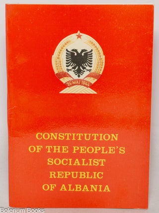 Cat.No: 236297 Constitution of the People's Socialist Republic of Albania