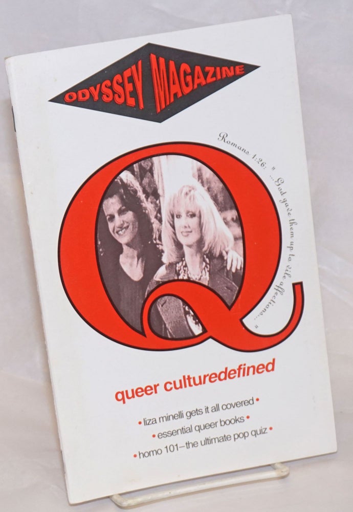 Cat.No: 236443 Odyssey Magazine: vol. 1, #22: queer culturedefined. Guillaume D'Idaho, Johnny Hooks.