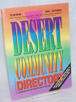 Cat.No: 236733 Desert Community Directory: the phone directory for gay men and women;...