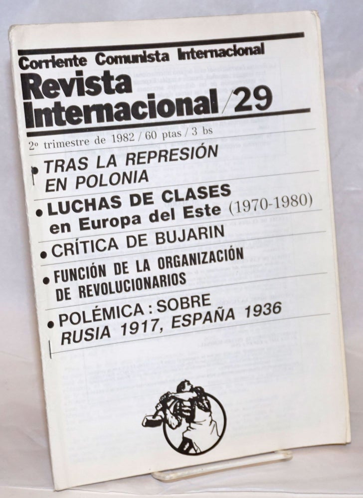 Cat.No: 236818 Revista internacional. No. 29. Corriente Comunista Internacional.
