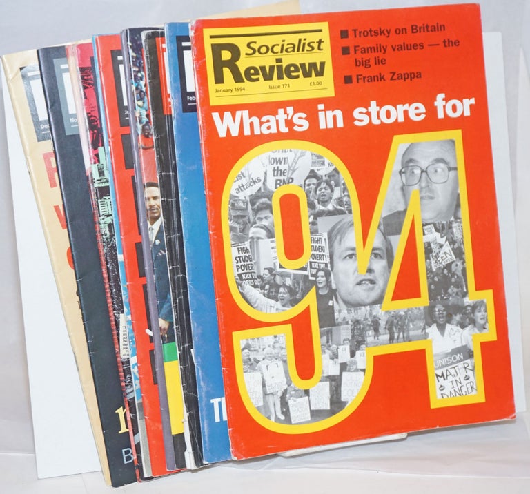 Cat.No: 236861 Socialist Review [11 issues of the magazine]. Lindsey German, ed.