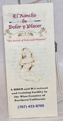 Cat.No: 236973 El Rancho de Dolor y Placer: "The Ranch of Pain and Pleasure" [brochure] a...
